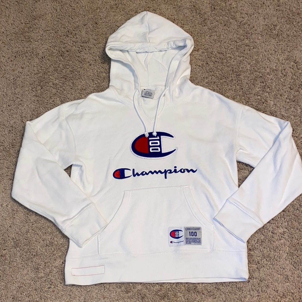 CHAMPION SMALL WHITE SWEATSHIRT